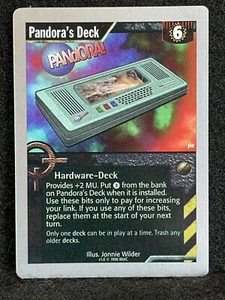 Netrunner 1996 WOTC Uncommon Hardware - Pandora's Deck (FREE SHIPPING) - Picture 1 of 1