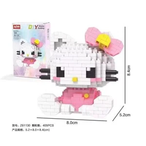DIY Sanrio Hello Kitty Lego Modellbaustein süß - Bild 1 von 2