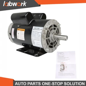 Labwork 5HP Compressor Duty Electric Motor 230V 1 Phase 3450 RPM Frame-56HZ 7/8" - Picture 1 of 23