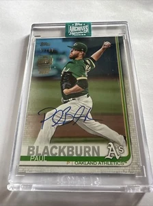 2024 Topps Archives Signature Paul Blackburn A’s Auto 2019 51/67 - Picture 1 of 4
