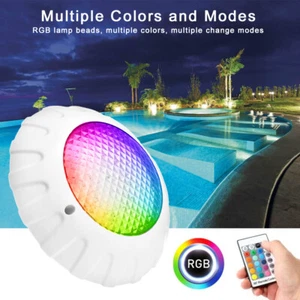 38W 12V LED RGB Luz Subacuática Piscina Spa Lámpara Decoración Control Remoto - Imagen 1 de 12