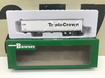 Bowser Ho Scale Triple Crown 53' Duraplate Trailer LG Logo NS RTR - Image 1 of 3