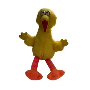 Vtg 1985 Playskool Sesame Street Big Bird Plush Toy 22” pull talking Read b - Picture 1 of 15