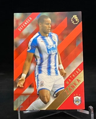 2017-18 Premier League Gold Red #55 Mathias Zanka Huddersfield Town - Image 1 of 2