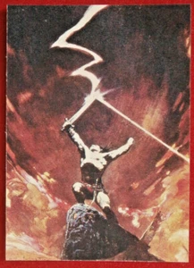 FRANK FRAZETTA - Karte #59 - GEGEN DIE GÖTTER - Comic Bilder 1991 - Bild 1 von 2