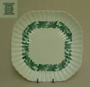 Copeland Spode "Valencia" (Green) Square CAKE PLATE - Picture 1 of 1