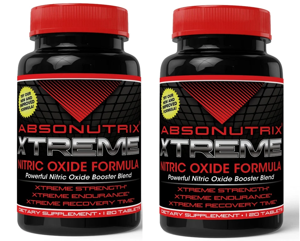 2 Absonutrix LARGININA Óxido Nítrico 3000mg 120 Tabs Resistencia Entrenamiento Suplemento  Foto 1 de 4