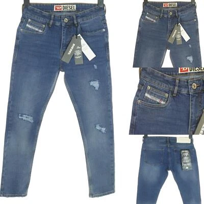 Jeans jeans stretch masculino autêntico Diesel Thavar slim skinny fit super flexível novo - Imagem 1 de 4