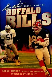 Steve Tasker's Tales from the Buffalo Bills HC DJ Signed Book - Picture 1 of 4