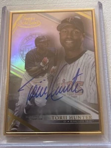 Topps Gold Label Torii Hunter 2021 automático - Imagen 1 de 2