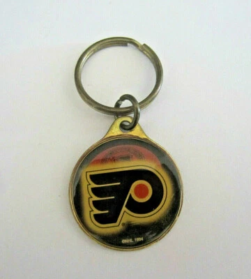 Rare Vintage 1994 NHL Philadelphia Flyers Brass Key Chain - Image 1 of 4