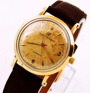 14K Girard-Perregaux Rf. 68750116 Automatic Men Fancy Wristwatch, Great Runner - Picture 1 of 12