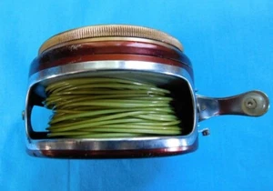 VINTAGE FLY FISHING REEL AUTO RETRIEVE "COAST TO COAST" BRAND FISH LURE CAST ROD - Picture 1 of 6