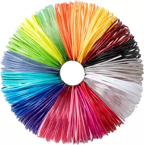 20 Colors 3D Pen PLA Filament Refills, Each Color 10Feet, Total 200 Feet, 1.75Mm - Picture 1 of 7