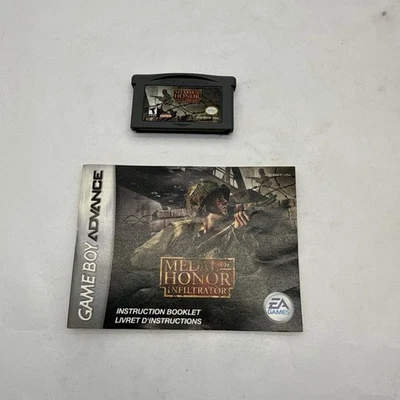 Medal of Honor Infiltrator GBA Nintendo Game Boy Advance  Authentic W/ Manual - Image 1 of 4