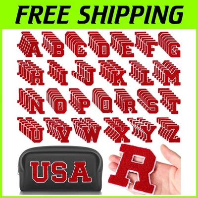 Chenille Alphabet Patches for Jackets - 156 Pieces - Image 1 of 4