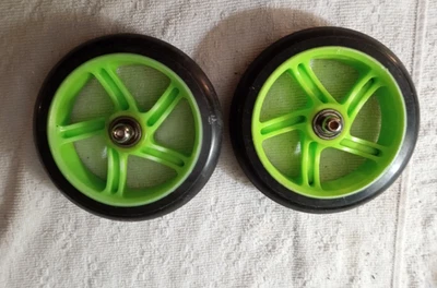 PACIFIC CYCLE R6152 MONGOOSE FREESTYLE SCOOTER - WHEELS ONLY 5.5" dia x 1.18" wd - Image 1 of 4