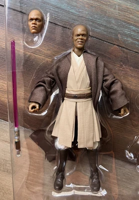 Star Wars Black Series NYCC & MACE WINDU ONLY No DARTH SIDIOUS 6" Figure Loose - Image 1 of 4