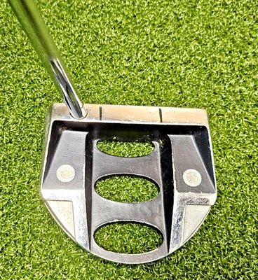 Hog Nose First Strike Mallet Putter  /  RH  /  Steel ~35"  /  NEW GRIP  / jd8434 - Image 1 of 4