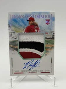 2025 Panini Boys of Summer Rhett Lowder Jumbo Patch RC Auto #/25 - Bild 1 von 2