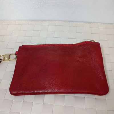 Aimee Kestenberg Odessa Pouch with Charger Leather Wristlet - RED - Image 1 of 4