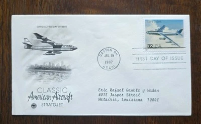 US FDC # 3142H American Aircraft Stratojet 1997. - Image 1 of 4