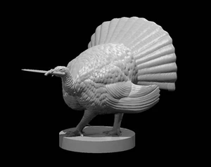 Turkey Really Really Dangerous Pose for D&D Dungeons and Dragons Pathfinder DND - Picture 1 of 1