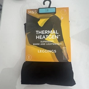 M&S Thermal Heatgen Leggings black BNWT size 14 BNWT Marks And Spencer - Picture 1 of 5