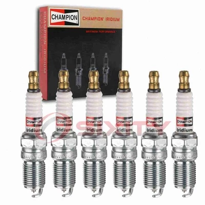 6 pc Champion Iridium Spark Plugs for 2001-2011 Mazda Tribute 3.0L V6 be - Image 1 of 4