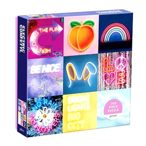 Electric Confetti Neon 300pc Puzzle by Galison (English) - Imagen 1 de 3