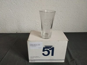 6 Verres Publicitaires Pastis 51 Gravés Design Sismo Signature Ds Carton - Imagen 1 de 4