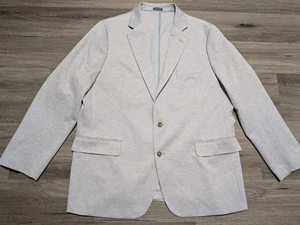 Stafford Herren Hellblau Klassische Passform Unstrukturiert Stretch Sport Mantel Größe 50R - Bild 1 von 9