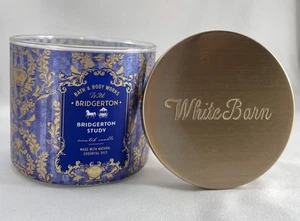 Bath & Body Works - BRIDGERTON STUDY 14.5 oz. 3 Wick Candle NEW - Picture 1 of 12