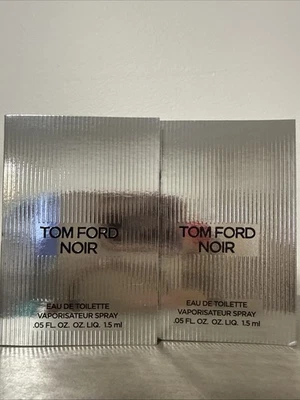 2 x Tom Ford Noir Eau de Toilette Muestra Spray Hombres Frasco 1.5ML cada uno Foto 1 de 4
