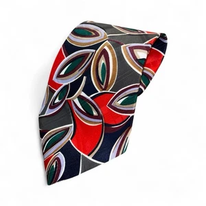 Vintage Andhurst Mens Necktie Abstract Multi 100% Polyester Handmade Made in USA - Picture 1 of 5