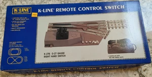 O27 Gauge K-Line RIGHT Remote Switch K-276 O42 Radius - Picture 1 of 3