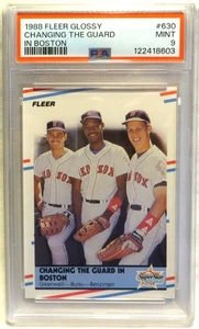 Changing the Guard in Boston **PSA 9** MINT 1988 Fleer Glossy #630 - Picture 1 of 2