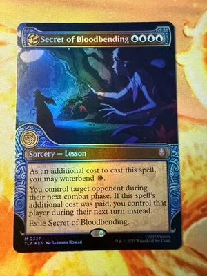 MTG TLA 337 Secret of Bloodbending NM EN Showcase FOIL - Image 1 of 2