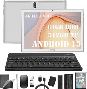 ZONKO Tablet 10 Zoll Android 10 4G LTE 64GB Octa Core FHD IPS WLAN GPS - Bild 1 von 7