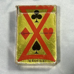 Vintage Remembrance Bridge Spielkarten Tomkins-Johnson Co. - Bild 1 von 3