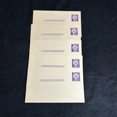 VTG (Lot Of 5) Liberty US Postal Card 3 Cents  - Image 1 of 4