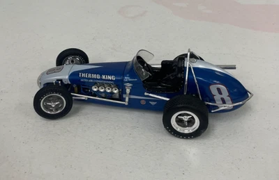 GMP 1/18 Diecast Car Gary Bettenhausen 8 Thermo King Dirt Champ Vtg Series Blue - Image 1 of 4