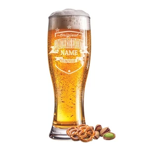 Weizenglas graviert Limited 0,5l mit Wunschgravur Name Jahr oder Spruch - Picture 1 of 7