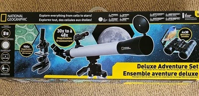 National Geographic - Telescope, Microscope, Binoculars - Deluxe Adventure Set - Image 1 of 4