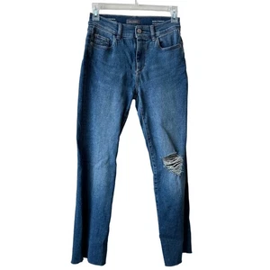 DL1961 Jeans Mara Straight Mid Rise Ankle Instasculpt Medium Wash Women's 25 - Picture 1 of 16