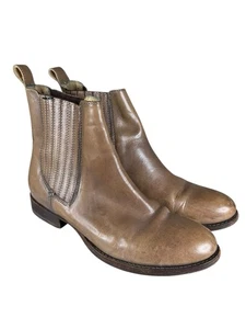 Frye Women’s Chelsea Leather Boots Brown Size 9 B Slip-On Ankle Booties - Picture 1 of 10