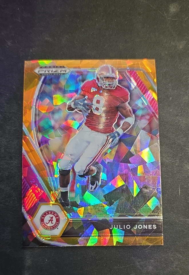 2021 Panini Prizm Draft Picks - Julio Jones #55 Orange Ice Prizm - Image 1 of 1