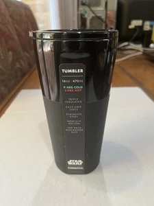 Schwarzer Korkenzapfen 16 Unzen Star Wars Becher "Darth Vader" Neu mit Original Etikett. - Bild 1 von 5