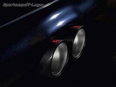 Sistema completo Akrapovic MINI Cooper S JCW R58 Coupe R59 2x95 mm de carbono - Imagen 1 de 2