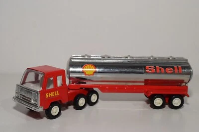 CAMION TONKA B12 1:35 CON GUSCIO CISTERNA RIMORCHIO OTTIME CONDIZIONI - Immagine 1 di 4